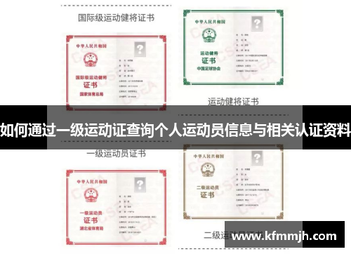如何通过一级运动证查询个人运动员信息与相关认证资料